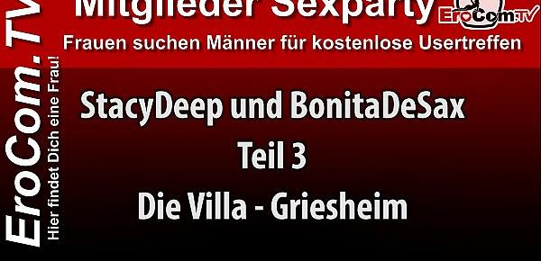  Extrem Viel Sperma in eine Fotze bei deutscher gangbang party mit dünner blonden milf